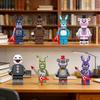 Freddy Fazbear Blocks Ornament Small Anime Figurine Decorations Bear Bunny Table Accessories Party Favors Children'S Day Gift