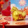 Zodiac Horse Cartoon Piggy Bank Gold Red Coin Saving Box Practical Pig Coin Jar  Festive Occasions