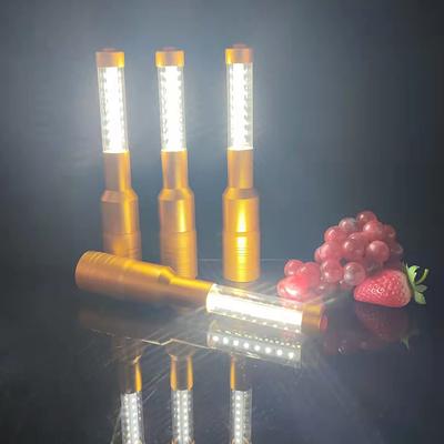 Rechargeable Bar Led Strobe Baton Light Wine Bottle Stopper Light Party Wedding Service Sparkler Disco Party Flash Stick Light