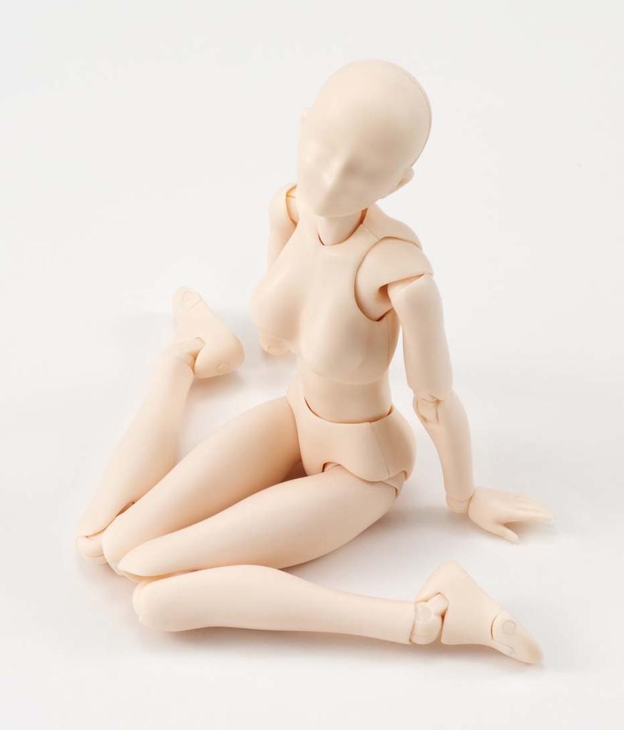 TAMASHII NATIONS Orange Color 135mm ABS PVC Articulated Figure S.H.Figuarts Body-chan (Pale Ver.) Approx. &