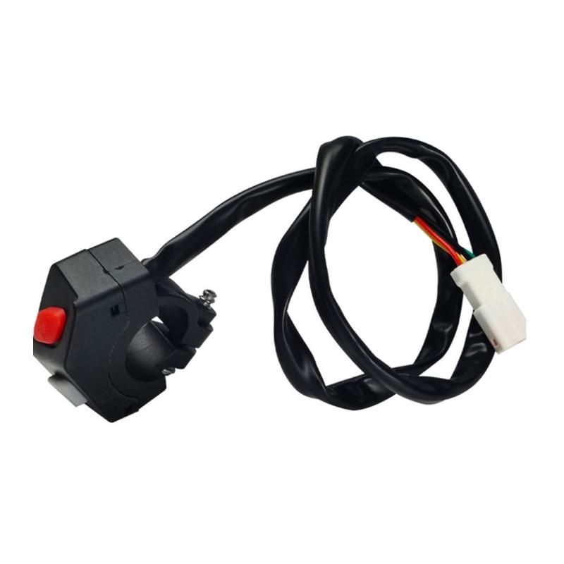 Motorrad Zündung & Killschalter Upgrades Einfache Montage Wasserdichter Zünd-Killschalter Knopf ABS Schalter für Bike