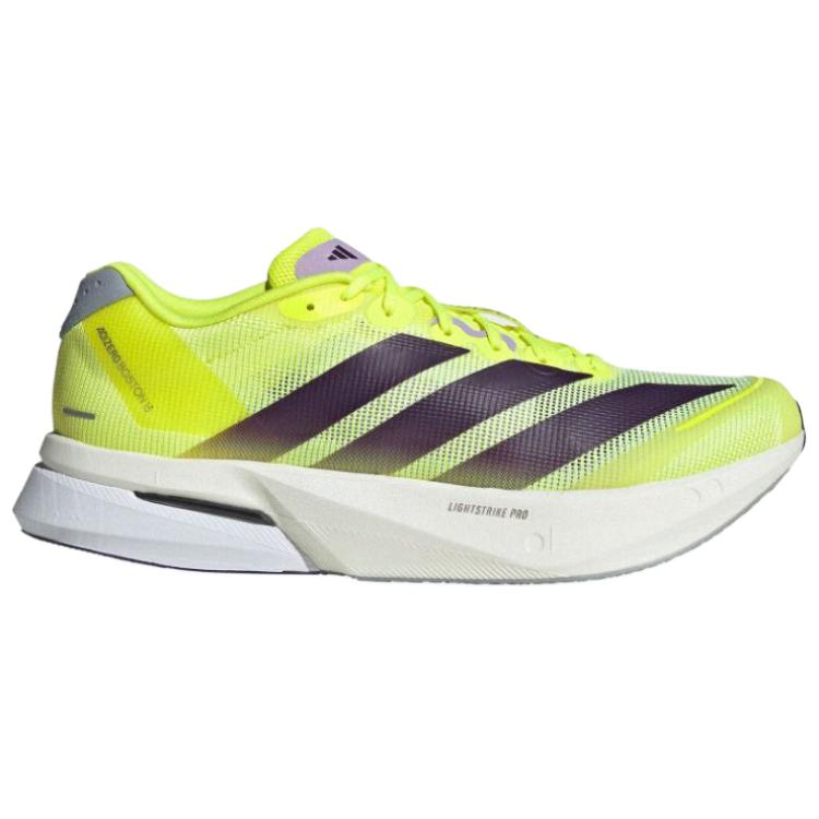 Adidas Adizero Boston 13 Breathable Support Lightweight Training Running Shoes Men's Yellow JP9251