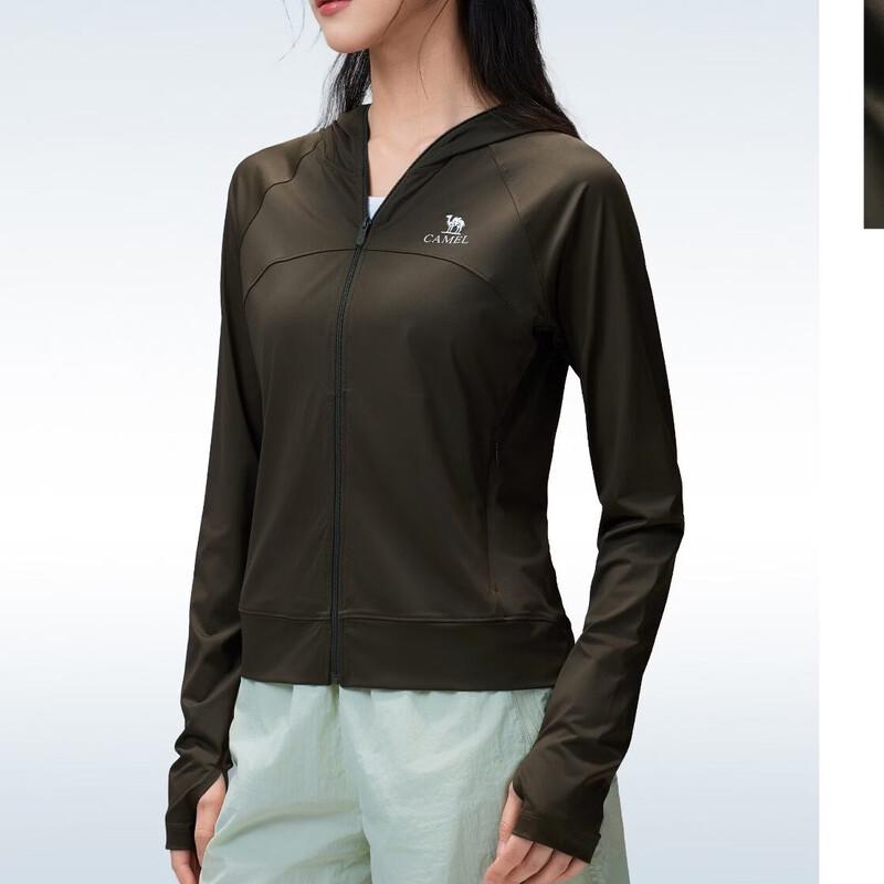 Camel Women's Outdoor Cool-Touch Sun Protection Jacket with Silver-Coated Brim