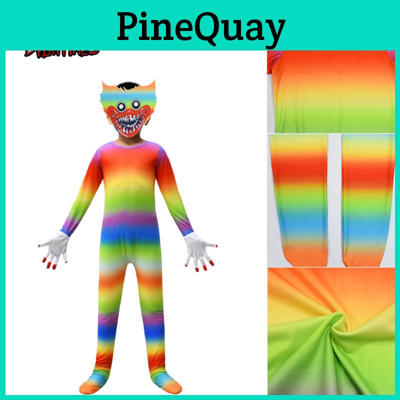 Kids' Fun Polyester Huggy Wuggy Cosplay Costume Suit
