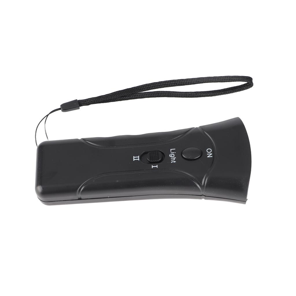 Dog Barking Deterrent Ultrasound Dual Horn Handheld Dog Bark Control Training Device for Outdoor