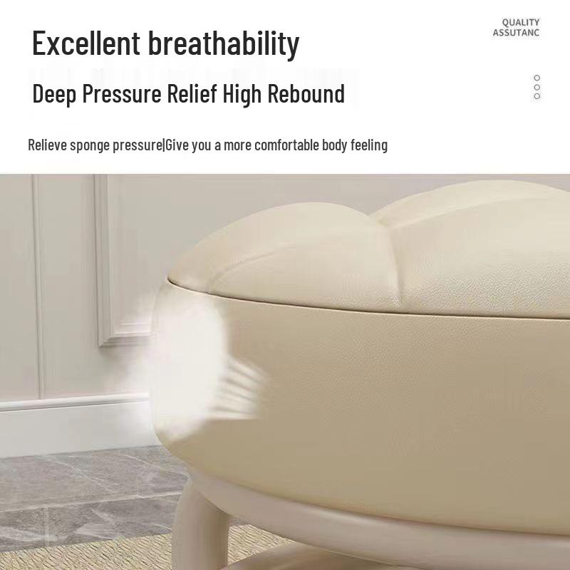 Rolling Pulley Stool for Home, Kids, Internet Celebrities, Soft, Simple Design, Ideal for Grout, Manicure, Pedicure.