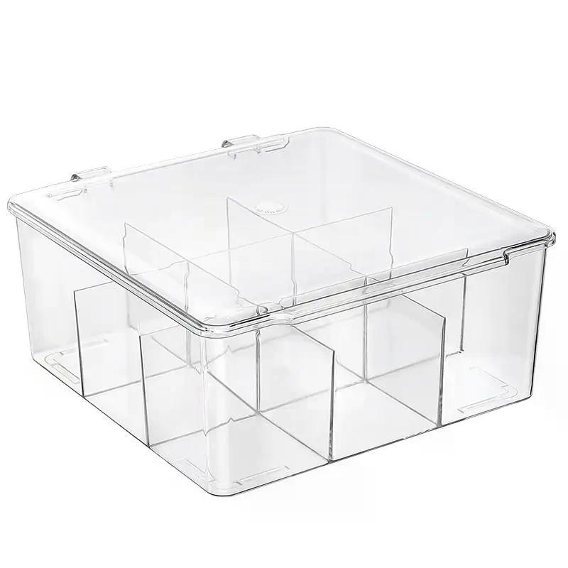 Transparent Nail Polish Storage Box-flip Top Type, Suitable For Lipstick, Perfume, Essence, 9-cell Large Capacity Jewelry Box