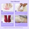 1Pair Lavender Firming Foot Mask Exfoliating Renewal Pedicure Foot Film Heel Socks Foot Care Tool