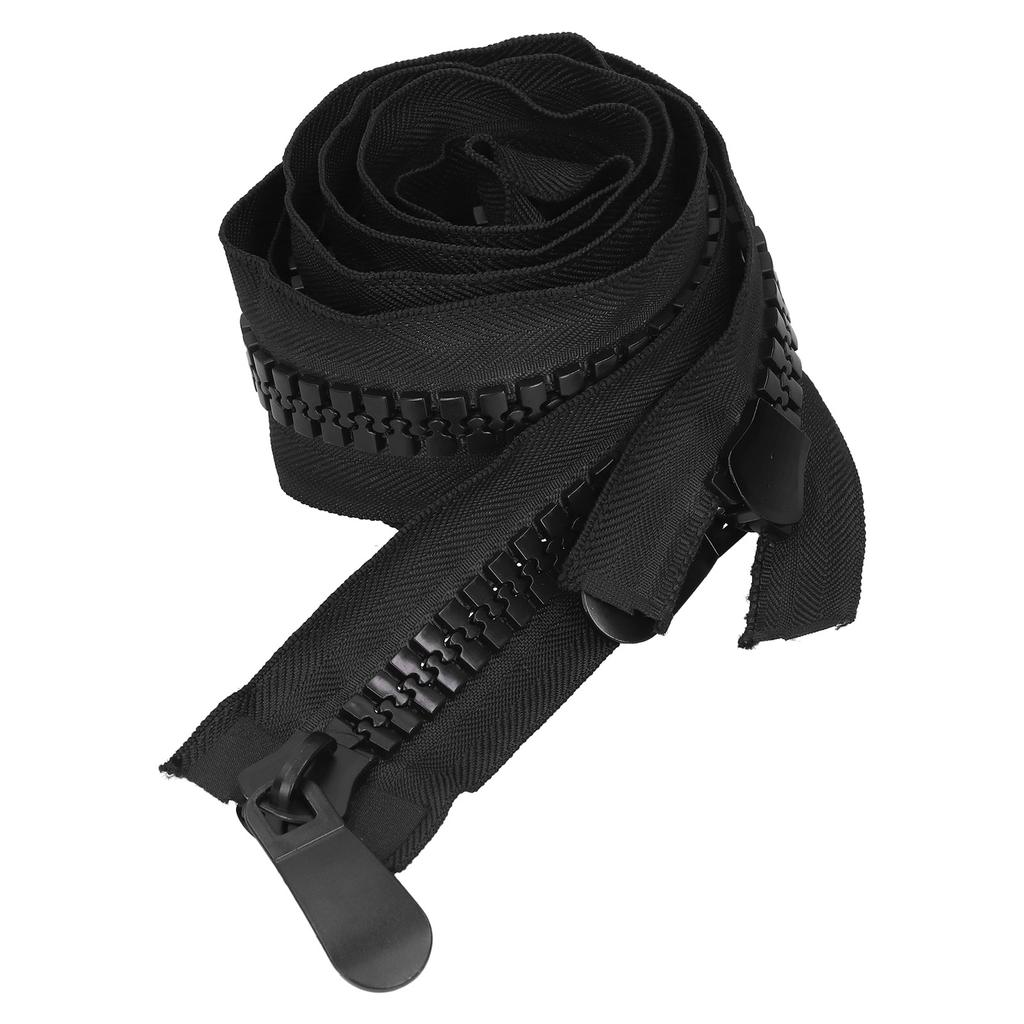 Plastique Dur Polyester Très Grande Fermeture Éclair Ouverte pour Couture DIY Mercerie Artisanat Sacs Tentes120CM