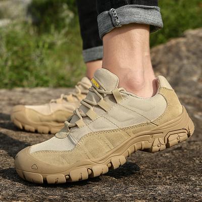 Outdoor Men Hiking Shoes Waterproof Breathable Tactical Combat Army Boots Desert Training Sneakers Anti -Slip Trekking Shoes