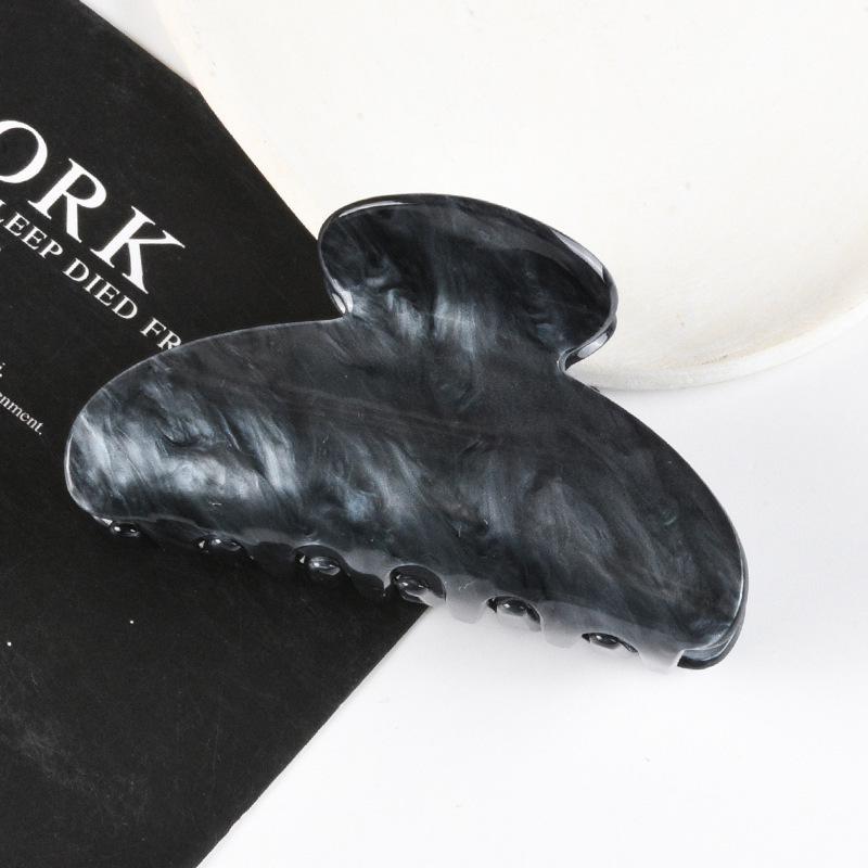 Elegant Multi-Color Acetate Hair Clip - Jelly Shark Grip for Women