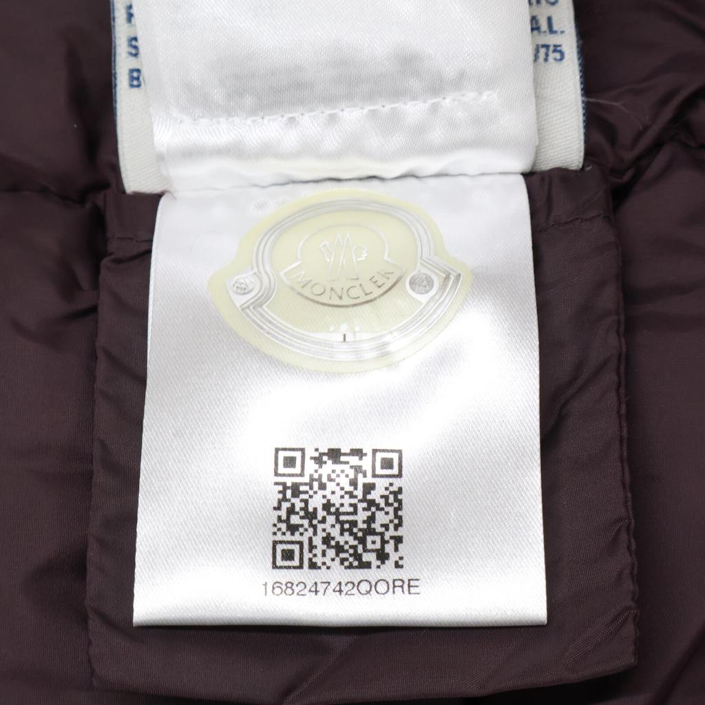 MONCLER KALLIOPI down blouson/ Jacket 1 BordeauxUsed