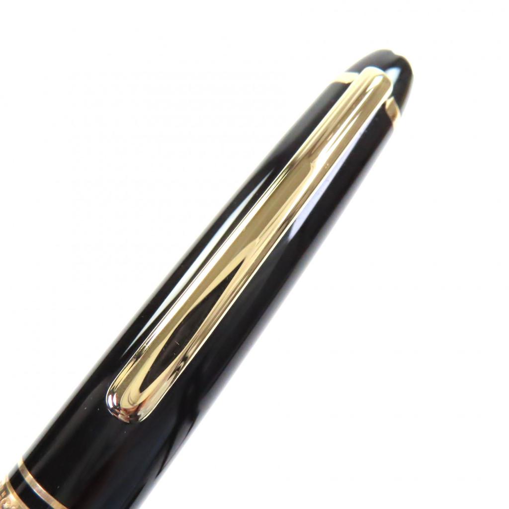 Excellent MONTBLANC Fountain Pen Meisterstück Classic Black Gold 14K Mens Used