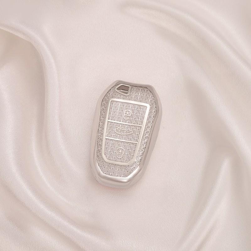 

Crystal Tpu Key Case For Peugeot 208 308 508 2008 107 207 307 407 206 For Citroen C4 Remote Car Key Cover Fob Holder Accessories