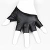 Women Men Dance Mittens Five Finger Gloves Ladys Driving Dress Cosplay  Mittens PU Leather Gloves