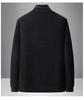 2025 Men's Spring/Autumn Corduroy Jacket: Business Casual, Stand Collar, Perfect for Middle-Aged & Elderly