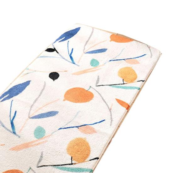 Blatt-Buchstaben-Druck, dicker weicher Teppich, Bodenmatte, Teppich, Kissen, Schlafzimmer-Dekoration