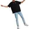 Puma Solid Color Chest Logo Print Crew Neck Short Sleeve T-Shirt Men Tops Black 673654-01