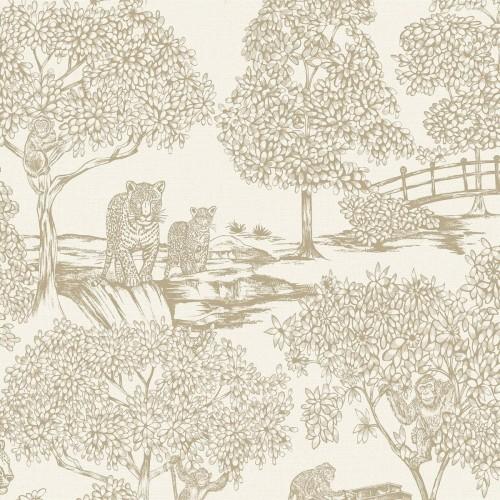 Holden DÃ©cor Eastern Horizons Zoo Lake Wallpaper