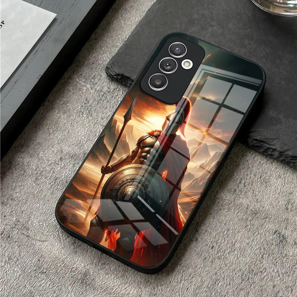 Phone Case For S25 Ultra Samsung S26 S23 S24 Plus S22 S20 S21 Fe A54 A34 A53 A16 Glass Cover Flim 300 S-Spartans