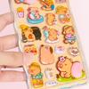 Sigillo a Goccia Bonbon Capibara 3D Caramelle Gelatina Adesivi Animali Carini per Scrapbooking Fai da Te Libri Stile Giapponese Adesivo per Cover del Telefono