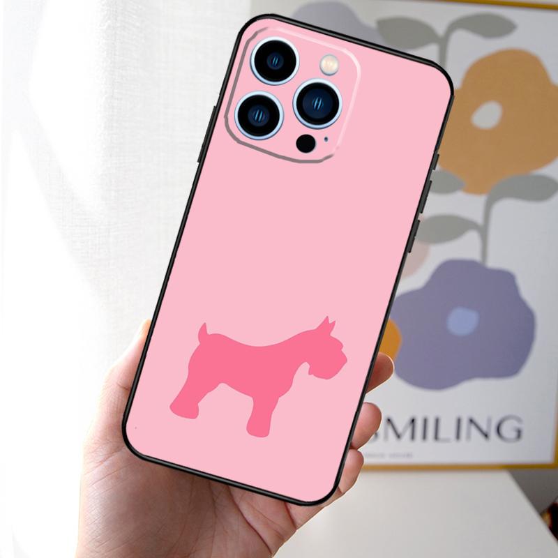 Miniature Schnauzer dog art Case For iPhone 16 15 14 13 12 11 Pro Max Mini Cover X XR XS 8 7 14 16 15 Plus Accessories