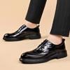 Fashion High Quality Business Shoes All-match Men Dress Flats Men's Shoes New Leather Men's Formal Shoes Oxford Wedding Party Footwear