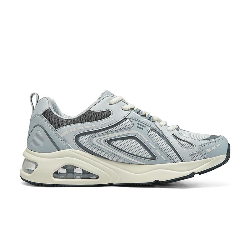 Skechers Tres-Air Uno Cómodas Versátiles Transpirables Rebote Zapatillas de Correr de Caña Baja para Hombre Gris 183096-GRY
