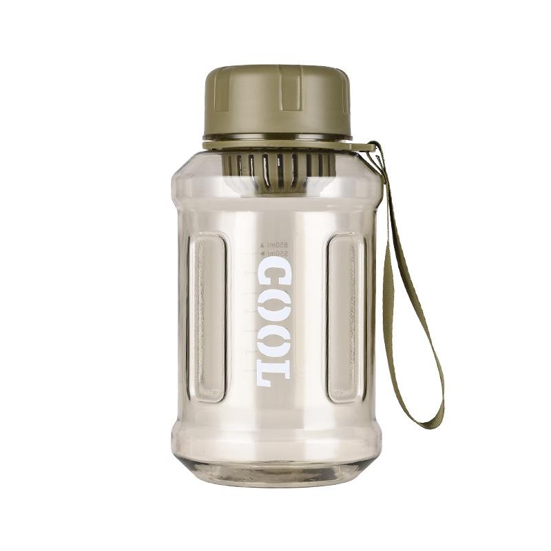 Simple Plastic Water Cup Portable Outdoor Sports Bottle for Water with Filter Sturdy Water Bottle Large Capacity Kettle