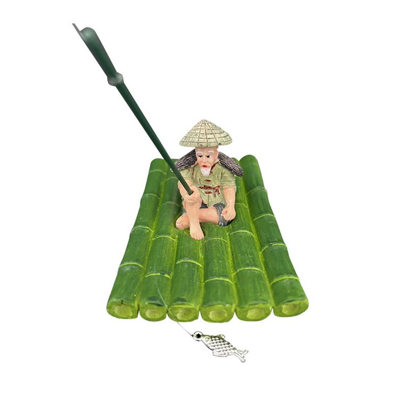 Yüzen Akvaryum Dekorasyonu, Minyatür Bahçe Dekorasyonu, Yüzen Sal Tasarımı, Balık Tankı Peyzaj Dekorasyonu, Balık Tankı Aksesuarları