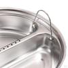 Divided Food Steamer Tray Cooker Pot Multiuse Easy to Clean Steaming Stackable Round