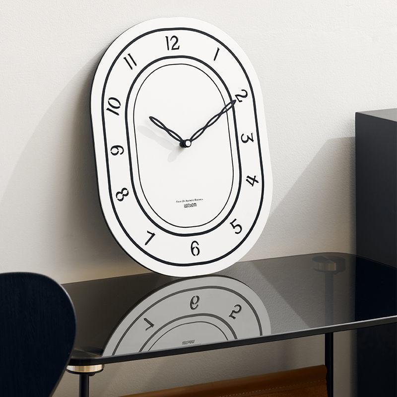 Home Decor Punch-free Light Luxury Fashion Wall Clock Living Room Decoration Wall Clock Wall Decorations