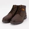 Bottines marron foncé à lacets noires semelle noire Homme DOCKERS BY GERLI