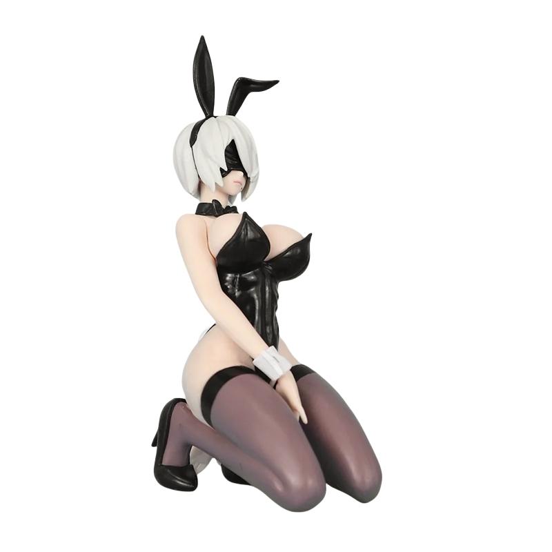 14-23cm NieR: Automata 2B Bunny Ver. Action Figure Anime Collectible PVC Model Toys Statue Doll Desktop Decoration Adults Gift