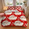 3pcs Christmas Wrapping Paper Bedding Set, Breathable and Soft, Suitable for All Seasons, Ideal for Home Use, Suitable for Bedroom Decor Yy250821193