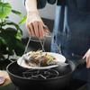 Stainless Steel Hot Dish Lifter Household Anti-scalding Bowl Splint Pot Clip Kitchen Utensil Rack Kitchen Tools