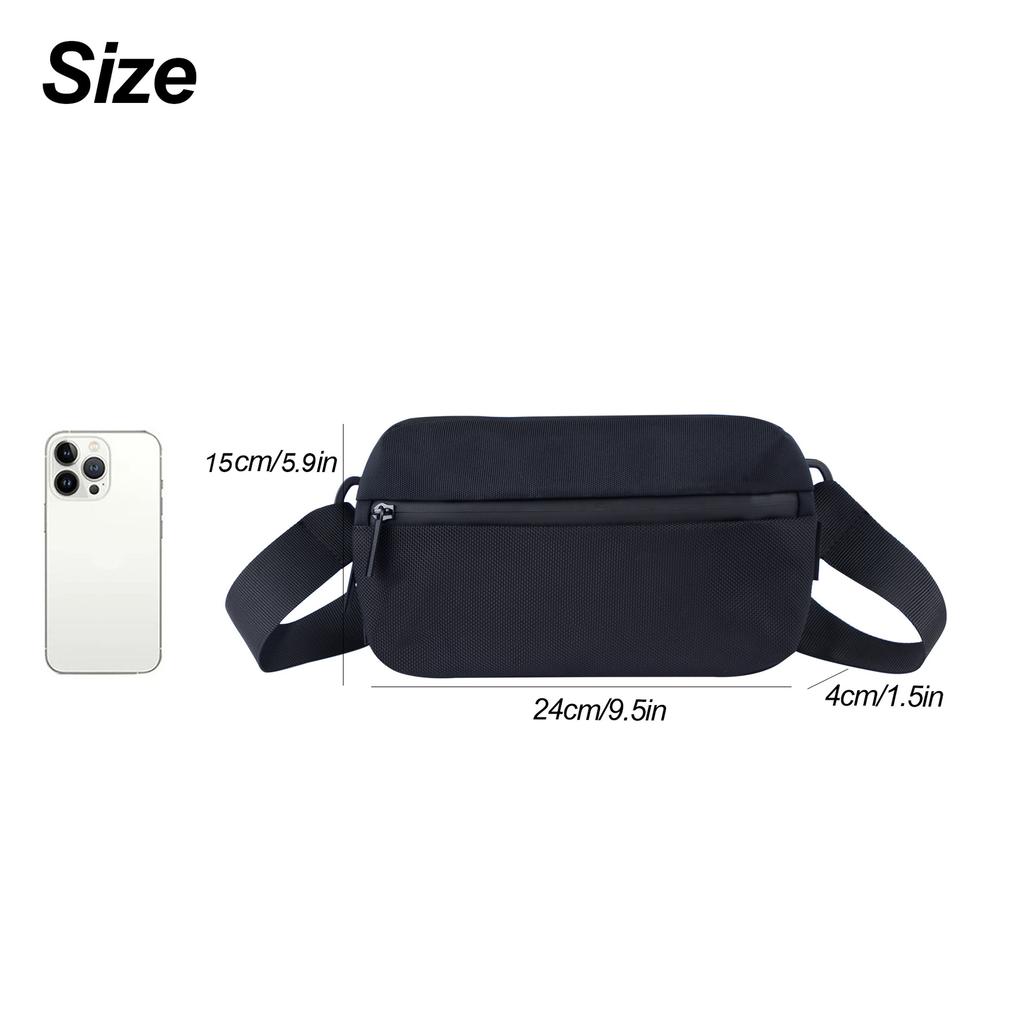 Breast Bag Trendy Casual Portable Men'S And Women'S Messenger Bags Fashionable Multi-Functional Running Sports Fanny Pack