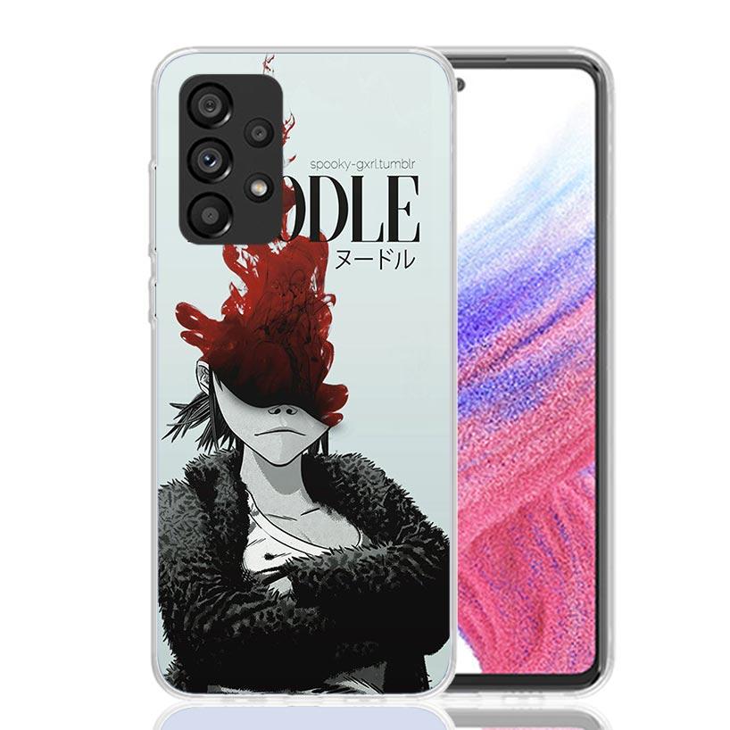 Gorillaz Anime Case Phone Cover for Samsung Galaxy A17 A16 A15 A14 A13 A56 A55 A54 A53 A36 A35 A34 A33 A26 A25 A24 A23 A05S Gala
