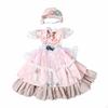 24in Doll Retro Style Dress Simulation Clothes 60cm Girl for 1/3 BJD