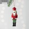 Ciondolo Soldatino Schiaccianoci in Resina da 10 cm per Decorazioni dell'Albero di Natale
