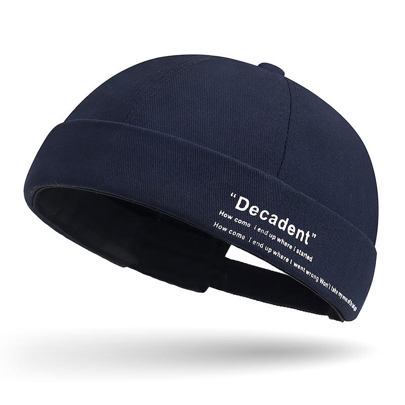 ZHENYUEQI Unisex Retro Hip-Hop Brimless Landlord Hat Adjustable