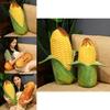 Simulation Roasted Corn Plush Doll Toy Pillow For Home Decor And Gift