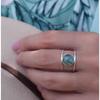 18 Karat Vergoldete Übertriebene Runde Falsche Muschelringe für Damen Modeschmuck