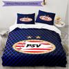3pcs Duvet Cover Set (1*Duvet Cover + 2*Pillowcase, Without Core), PSV Eindhoven PSV Print Soft All‑Season Bedding Set, Home Bedroom Decor Gift