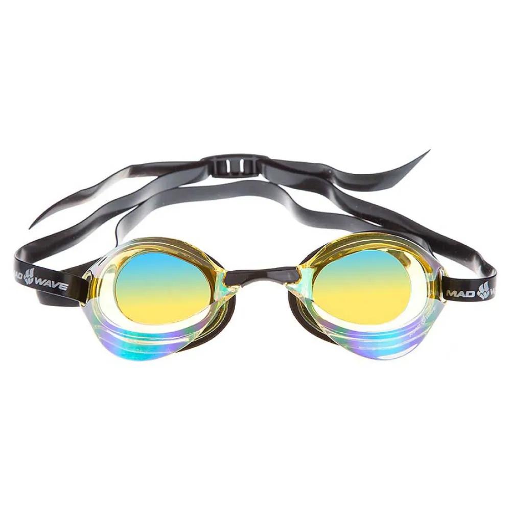 Madwave Пластиковые очки для плавания с зеркальным покрытием Turbo Racer II Rainbow