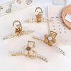 High-End Large Metal Claw Hair Clip for Women - Elegant Updo Accessory