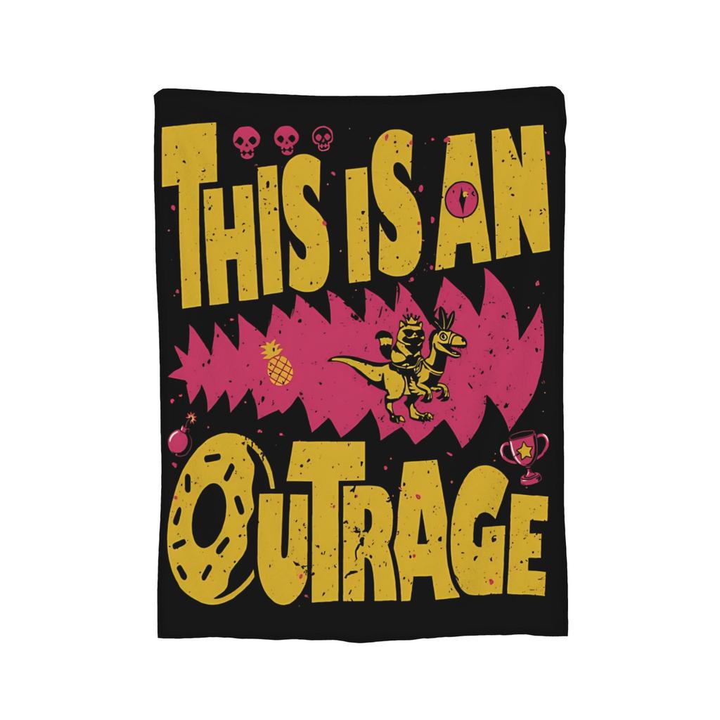 Dungeon Crawler Carl Plush Blanket I Am Yelling Carl! Awesome Throw Blanket for Home 200x150cm Rug Piece,