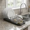 Detachable Drip Tray Dishcloth Drying Rack Rustproof Metal Kitchen Organizer  Household Kitchen