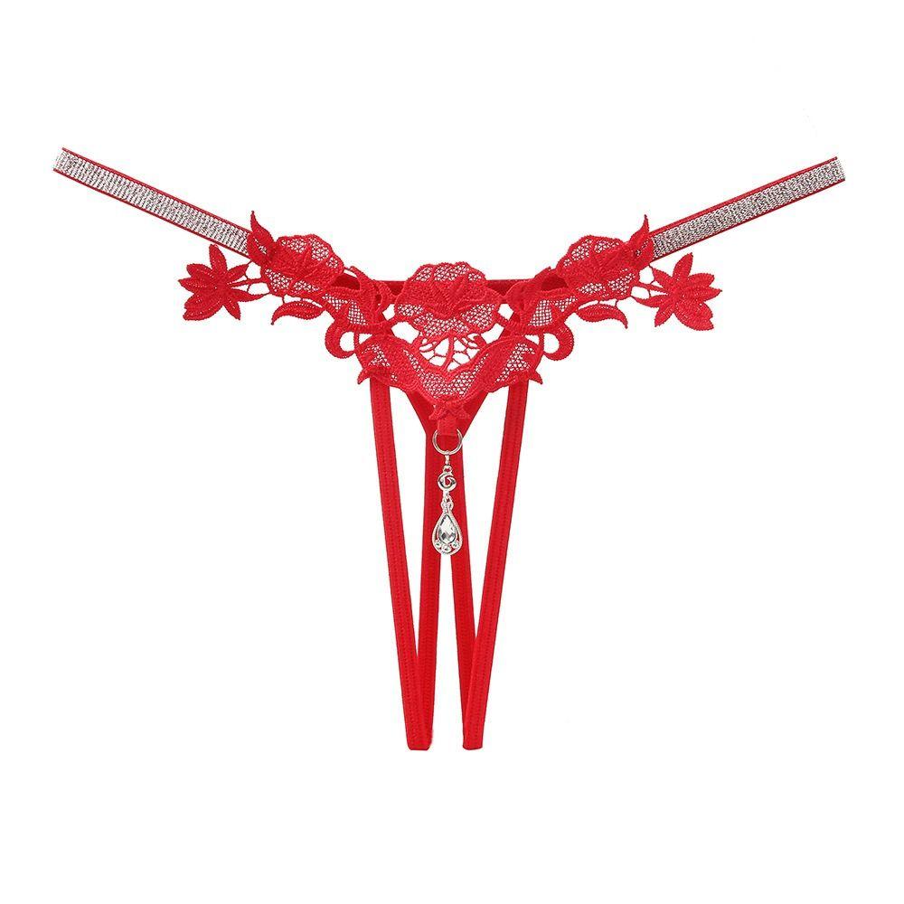 Underpants Sexy Hollow Out Thongs Elastic Ice Silk Panties Passion Sexy G Strings Underwear