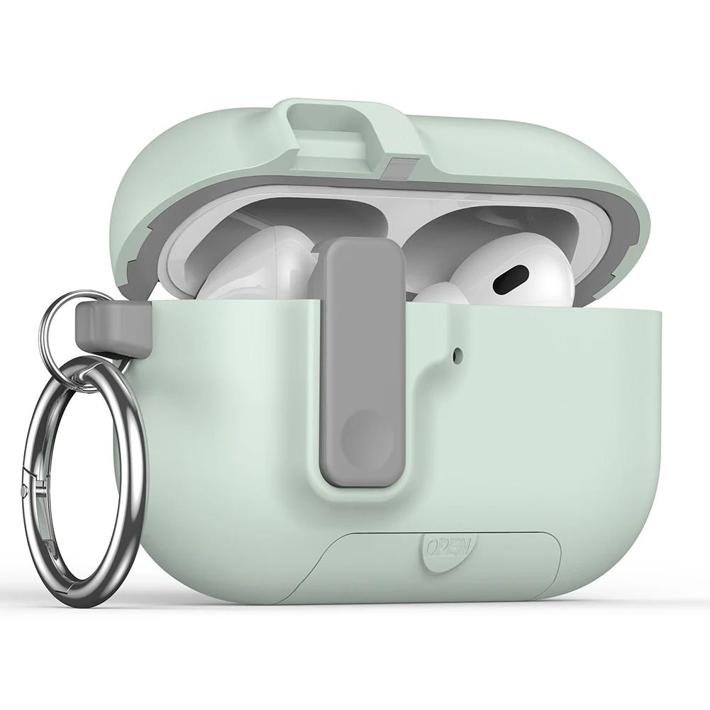 For Airpods Pro 3 Case with Automatic Lock & Cleaning Kit Phone Stand Design Protective Case Cover for Airpods Pro 3